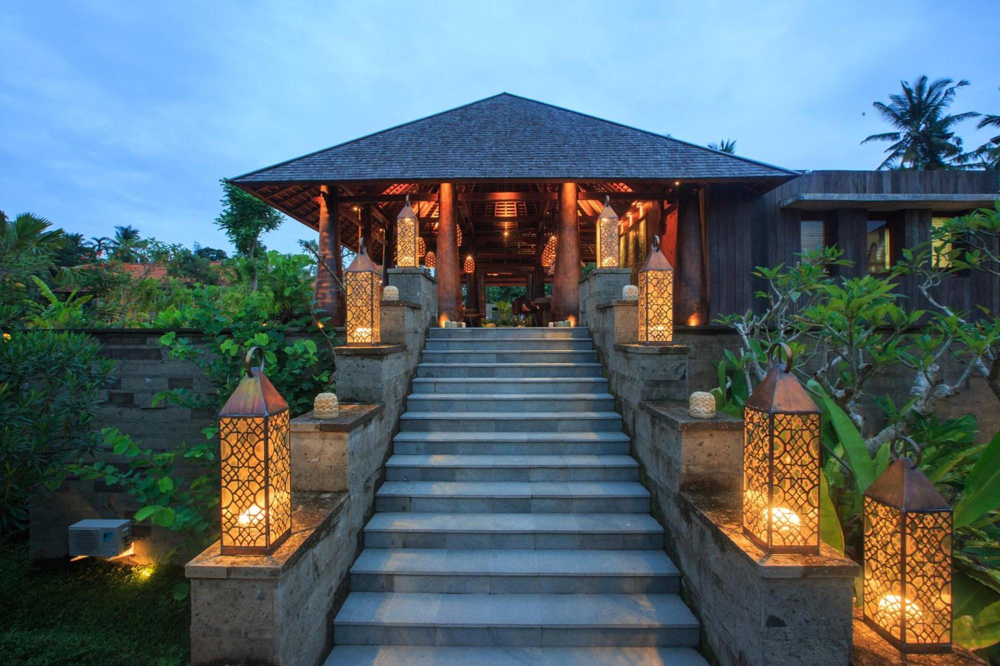 Tejaprana Bisma - Chse Certified Hotel Ubud  Ngoại thất bức ảnh Entrance to the resort