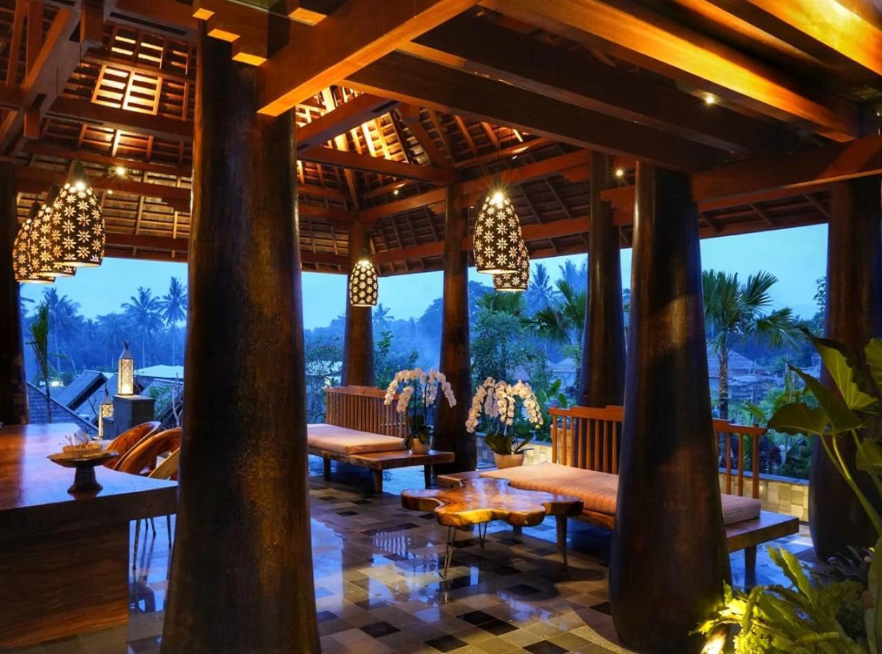 Tejaprana Bisma - Chse Certified Hotel Ubud  Ngoại thất bức ảnh The lobby of the resort