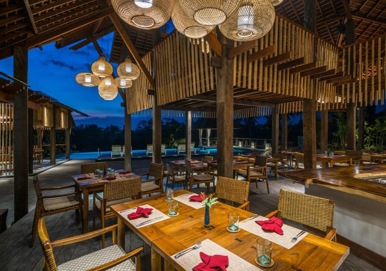 Tejaprana Bisma - Chse Certified Hotel Ubud  Ngoại thất bức ảnh The restaurant at the resort